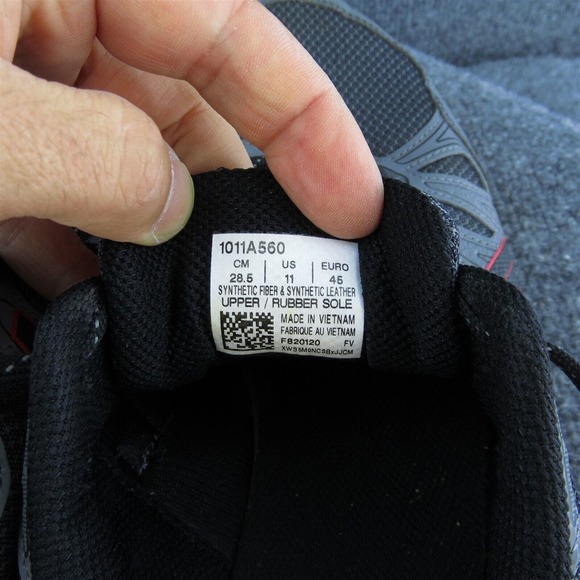 ASICS Venture 7 Men Sneaker Shoes Gray Synthetic Lace Up Size 11 Medium - Picture 8 of 10